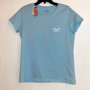 Never worn blue vineyard vines t-shirt